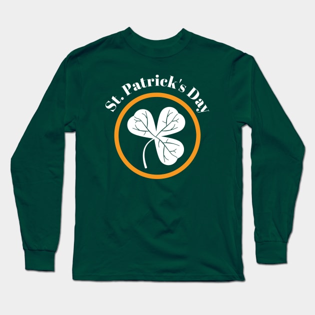 St Patrick's Day Shamrock Long Sleeve T-Shirt by dkdesigns27